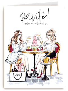 Anna Wijnands verjaardagskaart sante