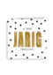 je bent jarig met gouden proficiat