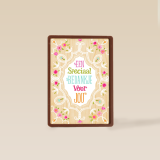 bloemetjes speciaal bedankje voor jou