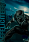 Black Panther kaart gefeliciteerd