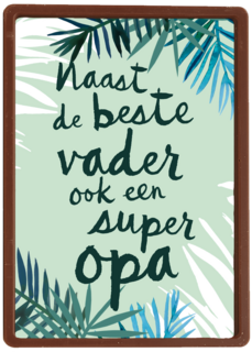 naast de beste vader ook een super opa