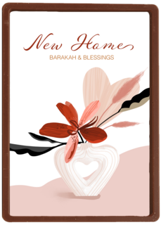 Nieuwe woning kaart Barakah and blessings