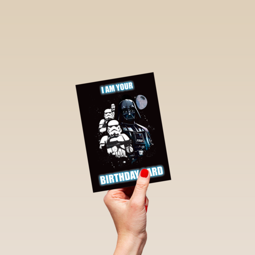 Star Wars Darth Vader I am your birthday card