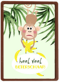 heel veel beterschap met deze bananen