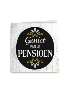 geniet van je pensioen