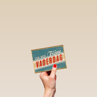 vaderdag kaart klassiek een heel fijne vaderdag