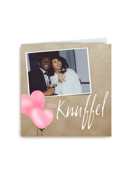 vriendschap kaart foto dikke knuffel