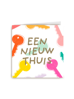 Verhuisd felicitatie sleutels