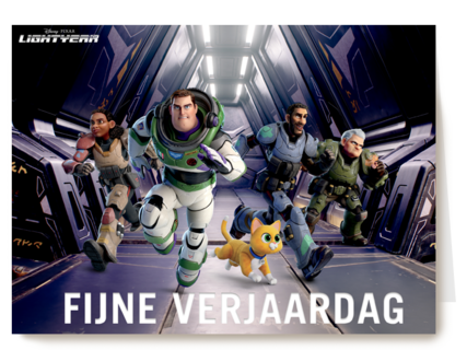 verjaardag kaart buzz lightyear