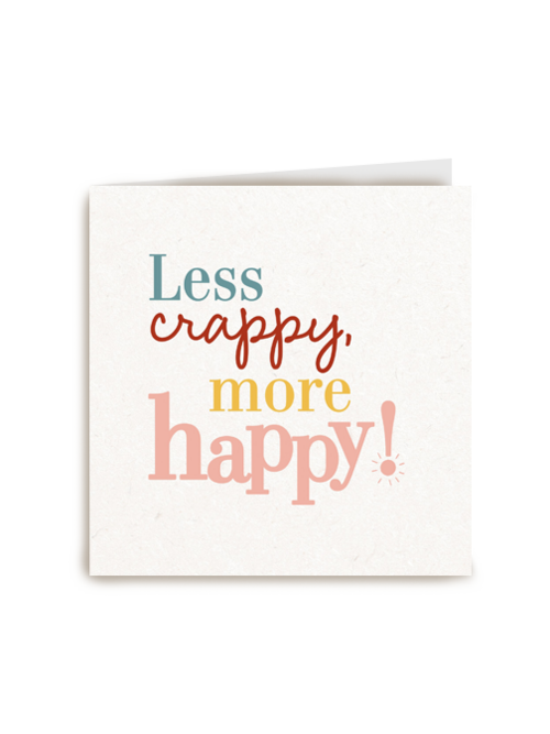 Sterktekaart less crappy more happy