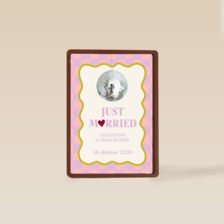 Just Married jullie zeggen ja tegen de liefde