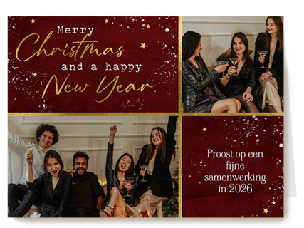 Kerst Foto Christmas New Year Rood