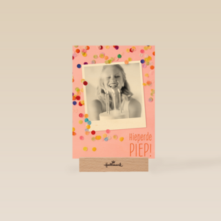 hieperdepiep met confetti