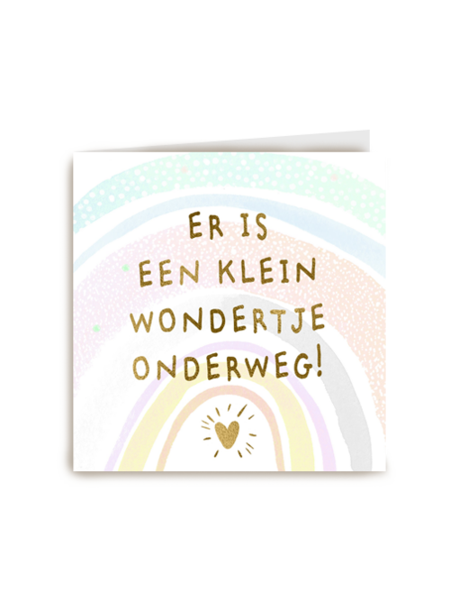 er is een klein wondertje onderweg