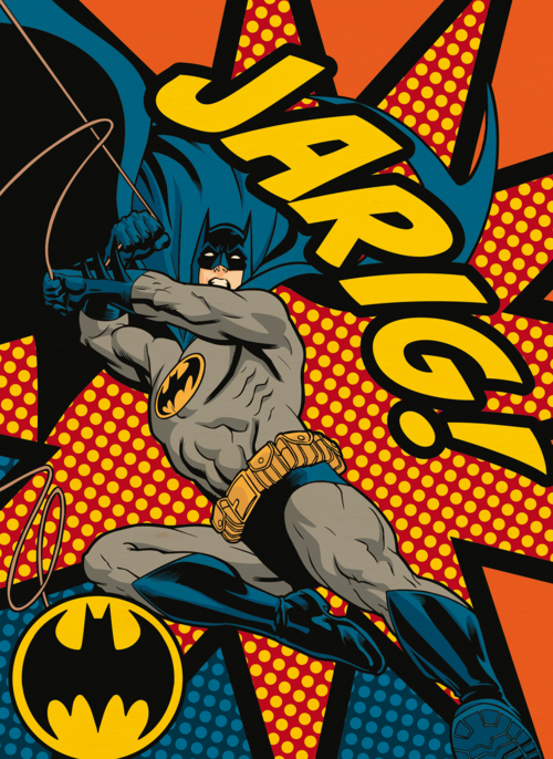 Batman verjaardagskaart jarig