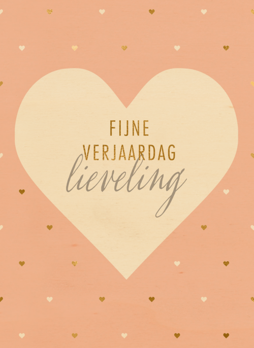 Verjaardagskaart tiener meisje Fijne verjaardag lieveling