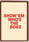 goed gedaan kaart andc show them who is boss