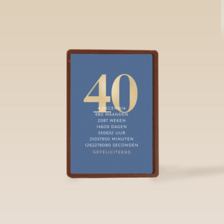 verjaardagskaart 40 4 decennia