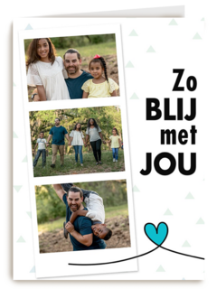 fotokaart zo blij met jou