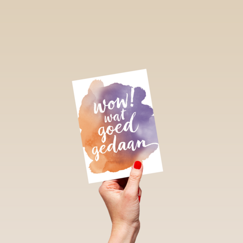 watercolor wowww wat goed gedaan