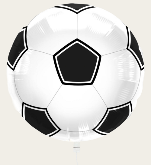 Ballon Voetbal Zwart Wit