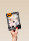 fotokaart halloween begraafplaats