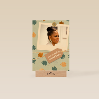 nieuwe baan foto kaart succes