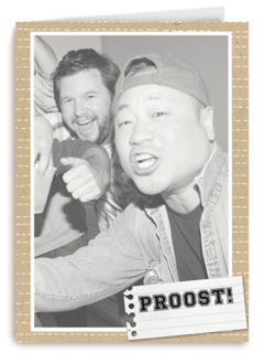 fotokaart staand proost