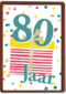 verjaardagskaart man vrouw 80 jaar