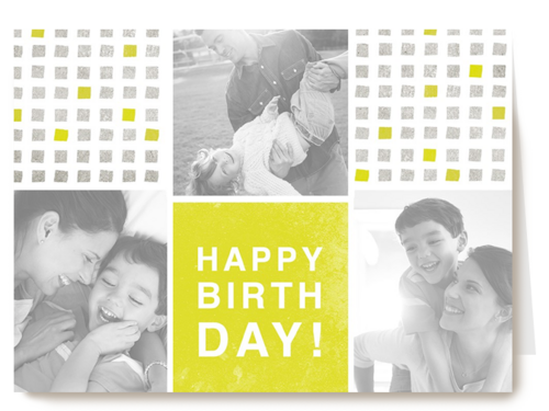 fotokaart liggen happy birthday drie fotoos