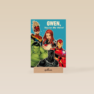 Verjaardagskaart Avengers you are my hero