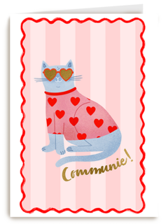 Communie coole lieve kat