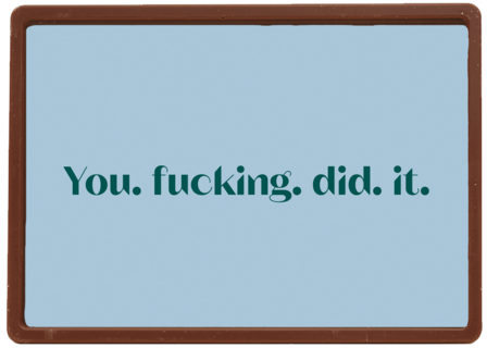 andC You fucking did it