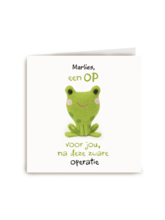 Een opkikker voor jouw operatie
