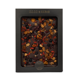 Coco & Sebas Pure Chocolade  Tablet met Noten en Bessenmix