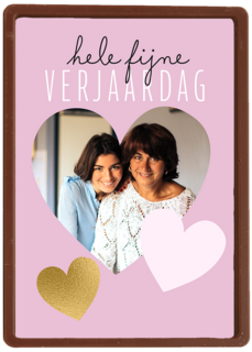 verjaardag kaart foto stijlvol hele fijne verjaardag