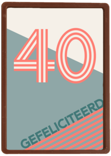 40 jaar gefeliciteerd