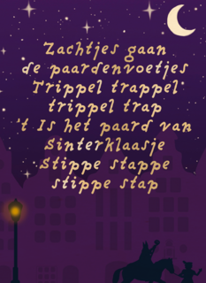 sinterklaaskaart gedicht trippeltrap