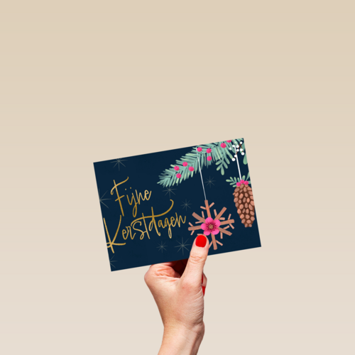 Fijne kerstdagen ornamenten