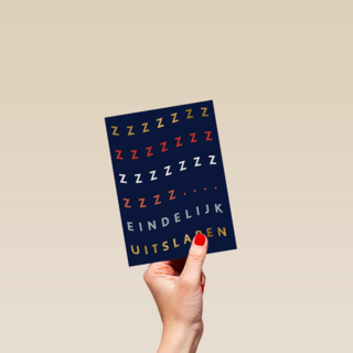 Pensioen kaart eindelijk uitslapen