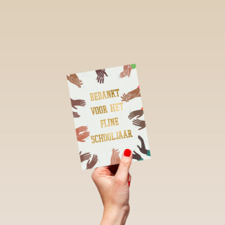 heel veel applaus voor het fijne schooljaar