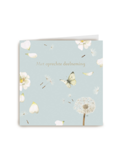 Kaart flowers by Marjolein Bastin Condoleance