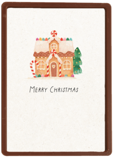 Kinderpostzegels Merry Christmas Gingerbreadhouse