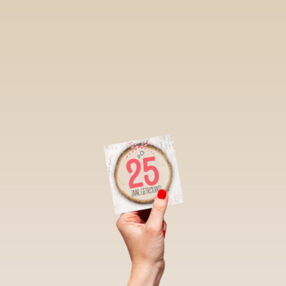 boomstam 25 jaar getrouwd