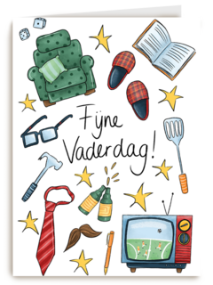 Vaderdagkaart fijne vaderdag Matia Studio