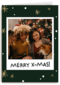 kerstkaart fotokaart merry x mas