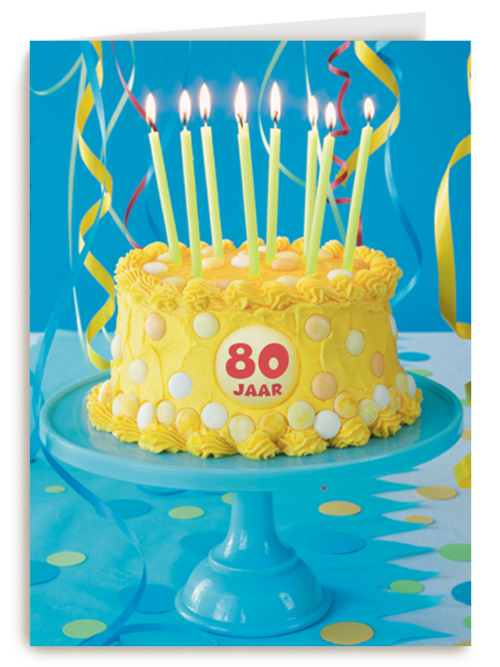 verjaardag leeftijd plus taart cake