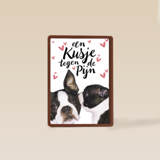 een kusje tegen de pijn