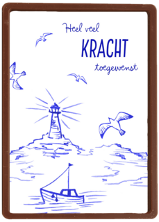 Sterktekaart Heel veel kracht toegewenst vuurtoren