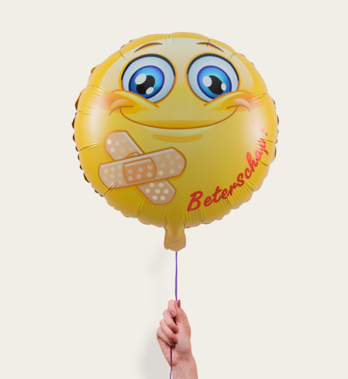 Ballon Smiley Beterschap Geel